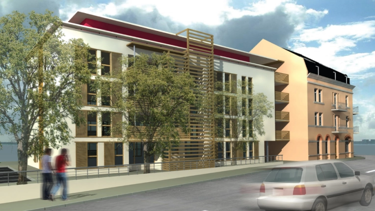 Résidentiel collectif, Bâtiment accueillant du public (ERP), Construction neuve, Contemporain