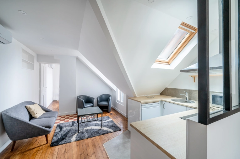 Conversion, Building Upgrades, Apartment, Renovation, Energy renovation, Attic, contemporary, Classic