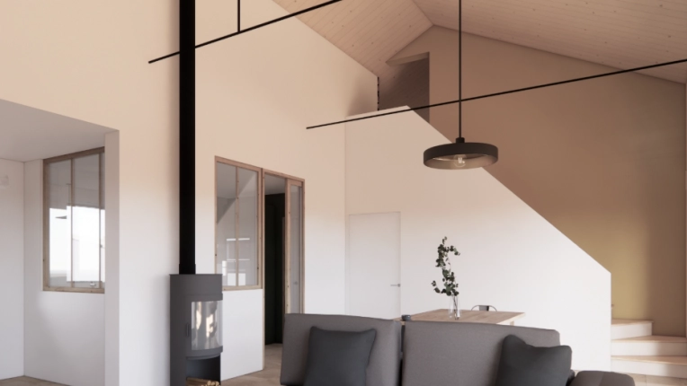 Maison de campagne, Construction neuve, Contemporain