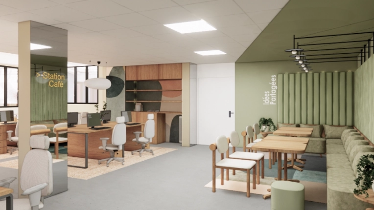 Bâtiment professionnel, Rénovation, Contemporain