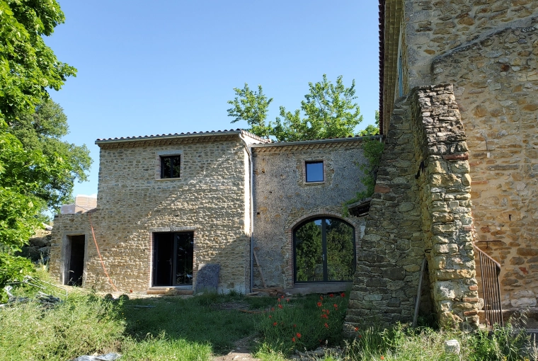 Transformation, Jardin, Rénovation, Maison de campagne, Architecture d’intérieur, Extension, Traditionnel, Ancien