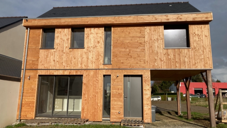 Single-Family Homes, Passive House / Eco-friendly, Chalets / Wooden Houses, New Build, contemporary