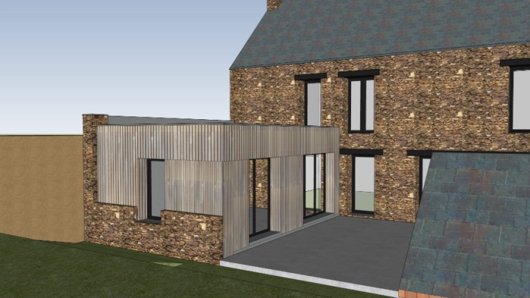 Single-Family Homes, Country Homes, Extension, contemporary, Traditional
