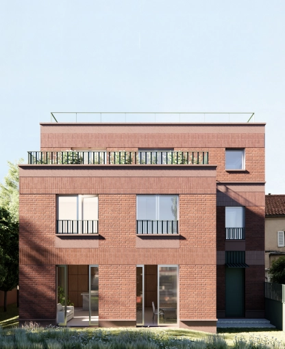 Maison individuelle, Construction neuve, Contemporain