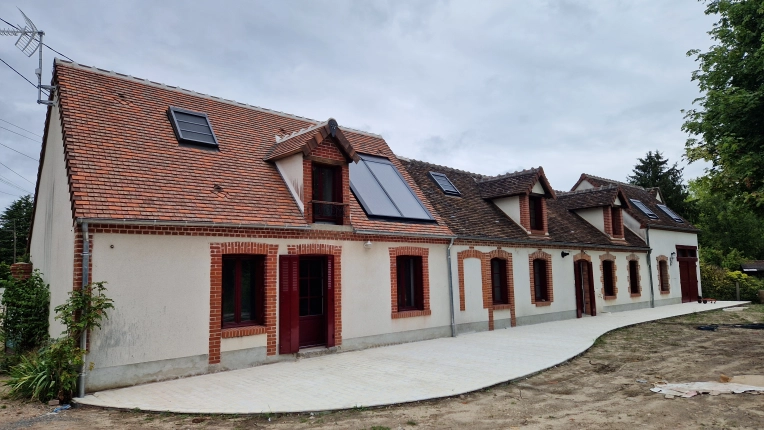 Maison de campagne, Rénovation énergétique, Traditionnel