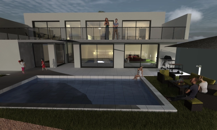 Maison individuelle, Construction neuve, Moderne