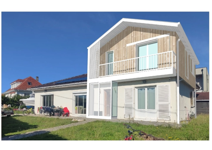 Vertical expension, Single-Family Homes, contemporary