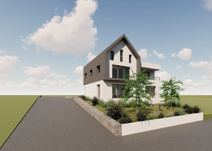Maison individuelle, Construction neuve, Contemporain