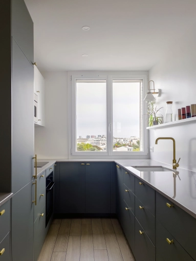 Transformation, Appartement, Résidentiel collectif, Rénovation, Architecture d’intérieur, Rénovation énergétique, Contemporain, Moderne, Traditionnel, Minimaliste