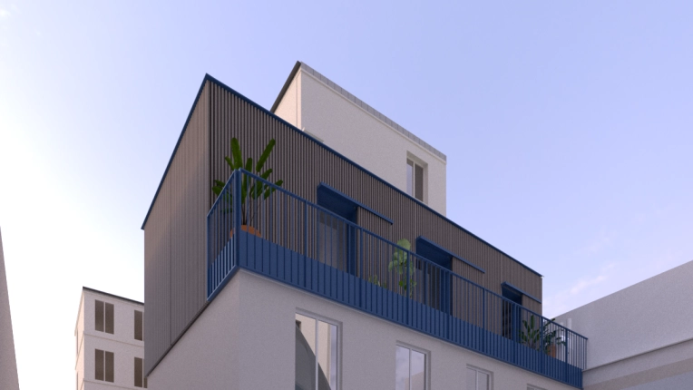 Vertical expension, Townhouses, contemporary
