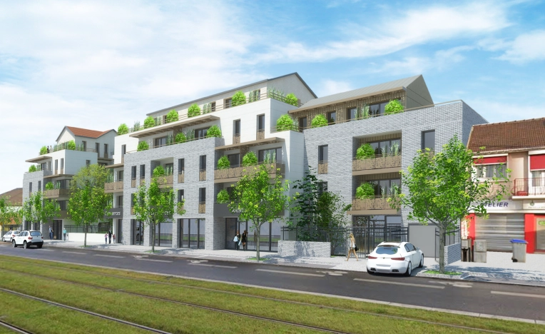 Résidentiel collectif, Construction neuve, Contemporain