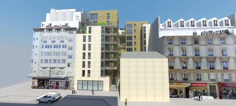 Résidentiel collectif, Construction neuve, Contemporain