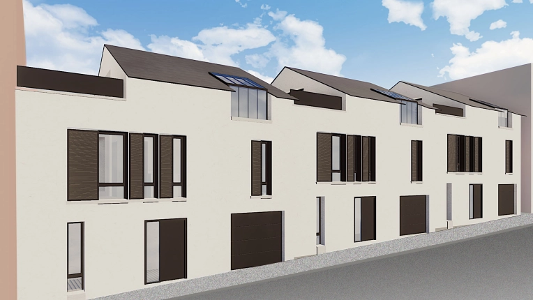 Townhouses, New Build, contemporary, Modern
