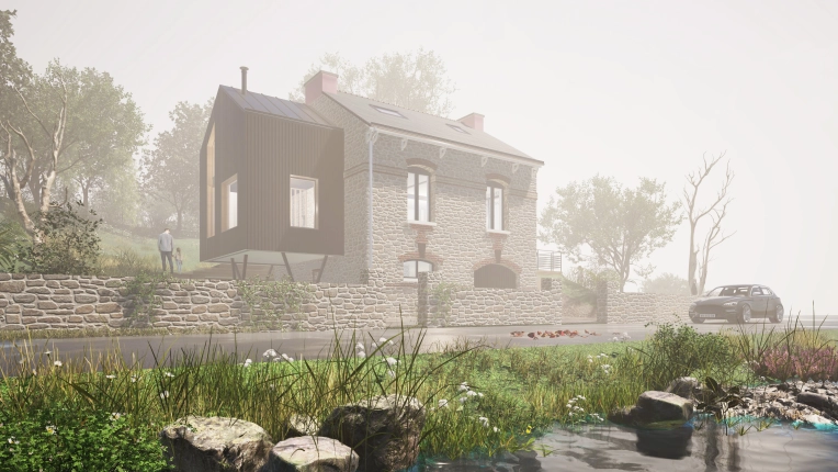 Maison individuelle, Extension, Contemporain