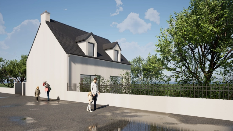 Maison individuelle, Construction neuve, Traditionnel