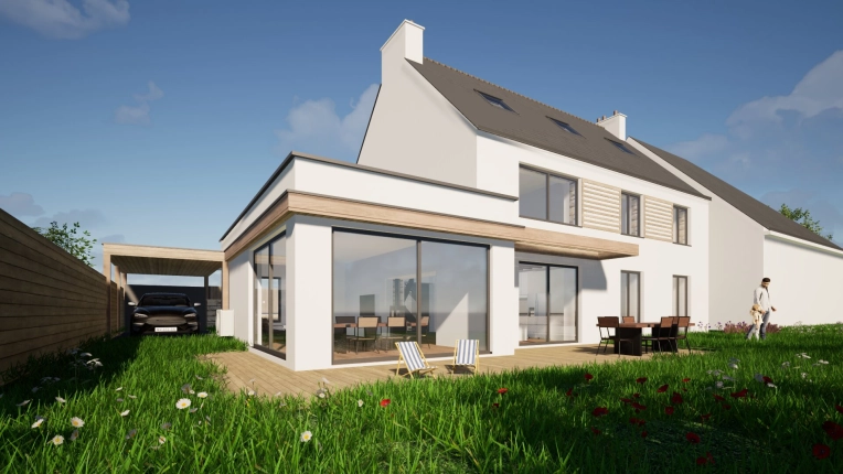 Maison individuelle, Extension, Contemporain