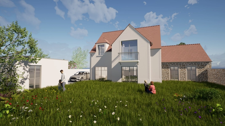 Maison individuelle, Construction neuve, Traditionnel
