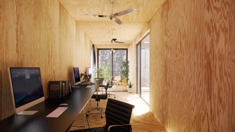 Offices, New Build, contemporary, Modern, Minimalist