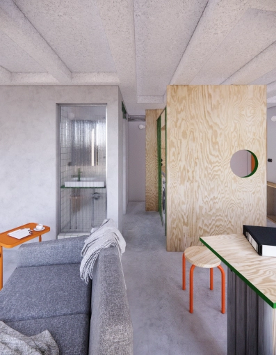 Apartment, Renovation, Futuristic, contemporary, Modern