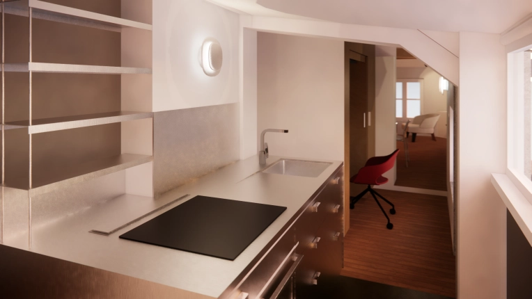 Apartment, Renovation, Interior Architecture & Design, contemporary, Modern