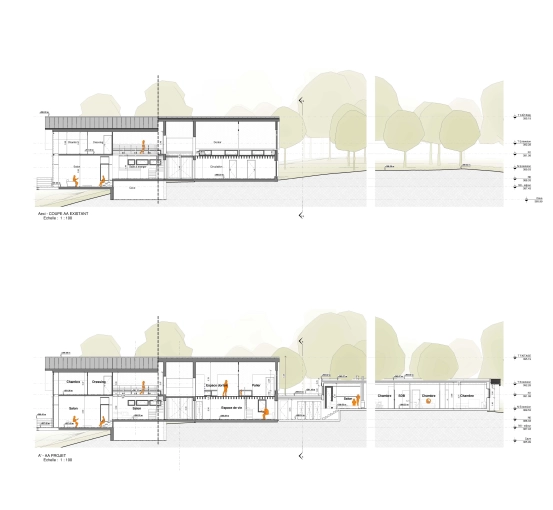 Single-Family Homes, Passive House / Eco-friendly, Pools, Interior Architecture & Design, Extension, contemporary, Modern