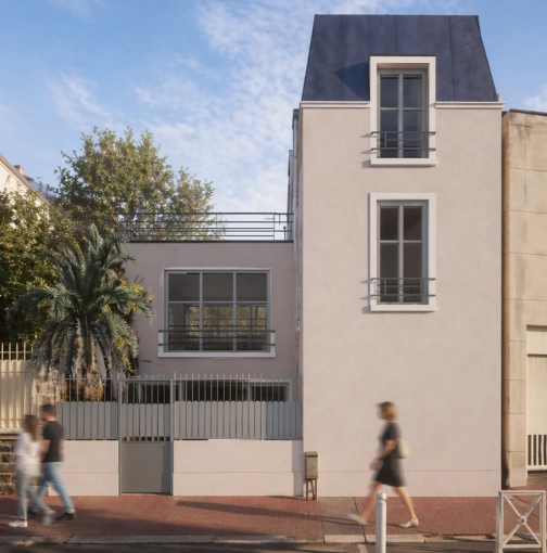 Surélévation, Maison individuelle, Rénovation, Maison de ville, Extension, Étude de faisabilité, Réhabilitation, Rénovation énergétique, Plan, Permis de construire, Conseil