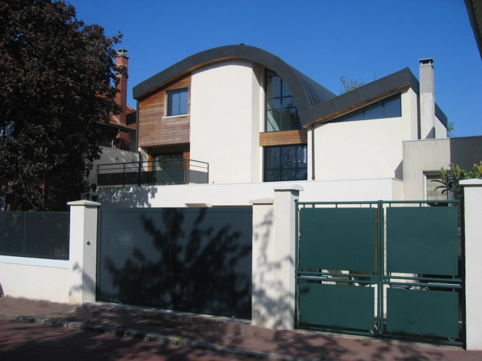 Maison individuelle, Maison de ville, Piscine, Architecture d’intérieur, Construction neuve, Villa, Contemporain, Moderne