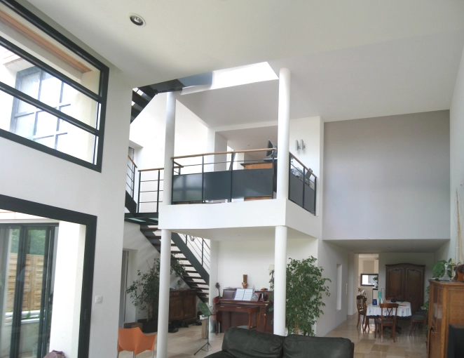 Maison individuelle, Maison passive / écologique, Maison de ville, Piscine, Architecture d’intérieur, Construction neuve, Villa, Contemporain, Moderne