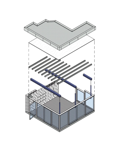 Résidentiel collectif, Architecture d’intérieur, Extension, Contemporain
