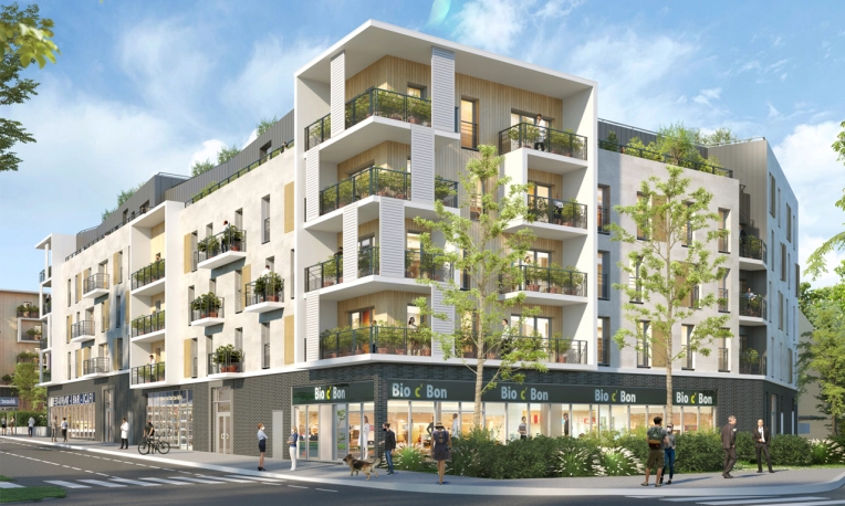 Commerce, Résidentiel collectif, Bâtiment accueillant du public (ERP), Construction neuve, Contemporain