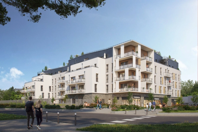 Commerce, Résidentiel collectif, Bâtiment accueillant du public (ERP), Construction neuve, Contemporain