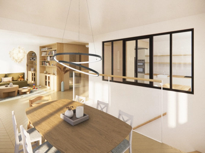 Apartment, Renovation, Townhouses, Interior Architecture & Design, Extension, contemporary, Traditional, Minimalist
