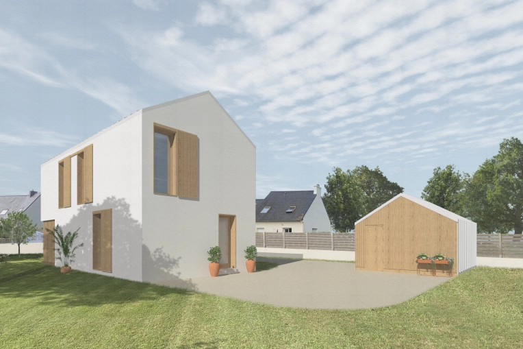 Single-Family Homes, Chalets / Wooden Houses, New Build, contemporary, Japonais, Minimalist