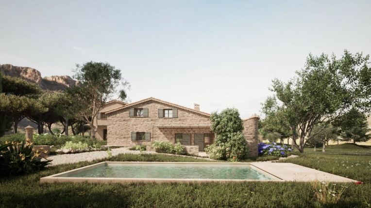 Jardin, Surélévation, Terrasse, Maison individuelle, Rénovation, Maison de campagne, Piscine, Architecture d’intérieur, Extension, Étude de faisabilité, Villa, Traditionnel