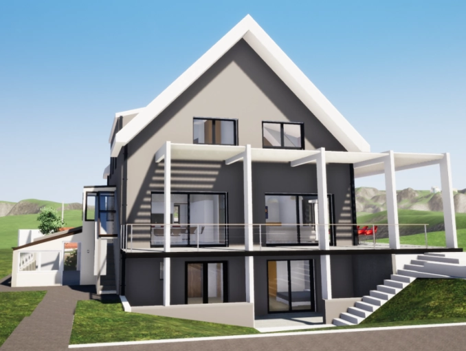 Single-Family Homes, Passive House / Eco-friendly, Renovation, contemporary
