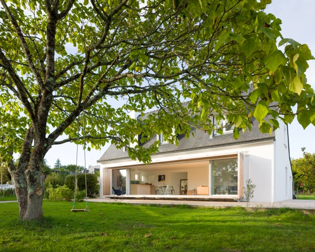 Transformation, Maison individuelle, Rénovation, Maison de campagne, Réhabilitation, Rénovation énergétique, Villa, Vintage, Contemporain, Moderne, Minimaliste