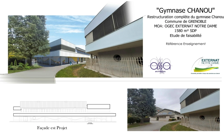 Transformation, Mise aux normes, Bâtiment accueillant du public (ERP), Extension, Construction neuve, Étude de faisabilité, Réhabilitation, Rénovation énergétique, Contemporain