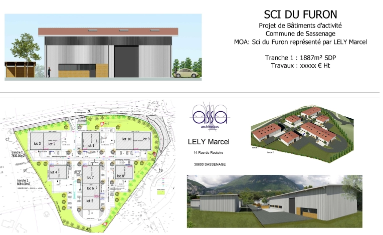 Bâtiment professionnel, Bureau, Hangar, Bâtiment industriel, Construction neuve, Usine, Contemporain