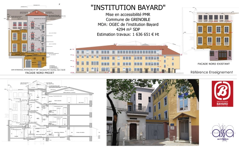 Transformation, Mise aux normes, Bâtiment accueillant du public (ERP), Extension, Rénovation énergétique, Ancien, Historique