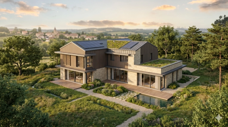 Maison passive / écologique, Construction neuve, Plan, Permis de construire, Suivi de chantier