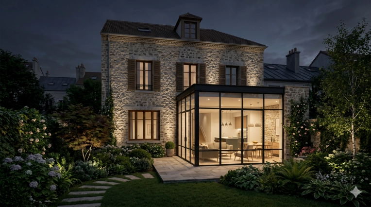 Maison individuelle, Rénovation, Maison de ville, Extension, Plan, Permis de construire