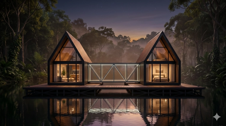 Maison individuelle, Construction neuve, Maison A-Frame, Plan, Conseil