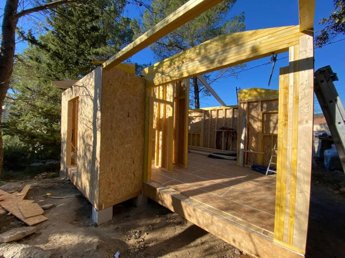 Chalet / Maison en bois, Construction neuve, Contemporain