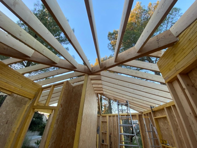 Chalet / Maison en bois, Construction neuve, Contemporain