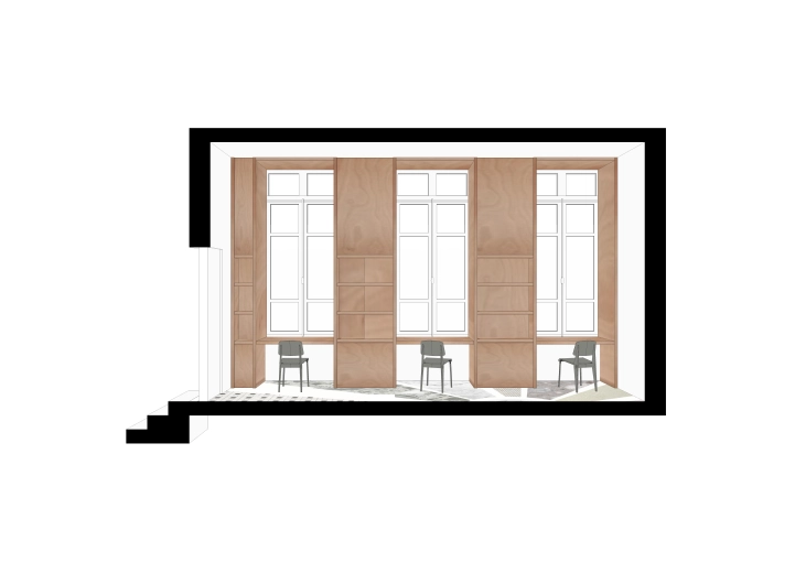 Bâtiment professionnel, Bureau, Rénovation, Architecture d’intérieur, Réhabilitation, Plan, Suivi de chantier