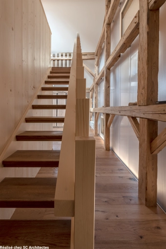 Transformation, Maison individuelle, Rénovation, Maison de campagne, Assainissement, Réhabilitation, Rénovation énergétique, Aménagement combles, Contemporain, Moderne, Traditionnel, Minimaliste