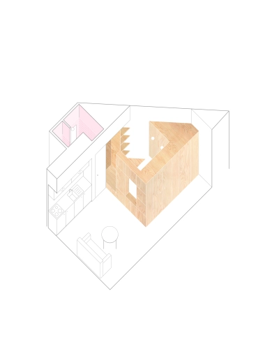 Transformation, Surélévation, Appartement, Extension, Contemporain, Minimaliste
