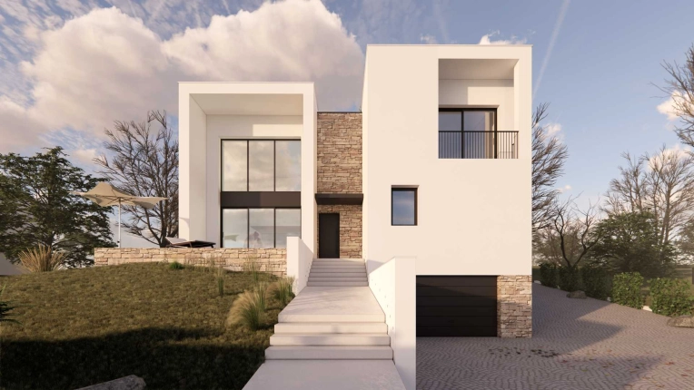 Maison individuelle, Construction neuve, Contemporain