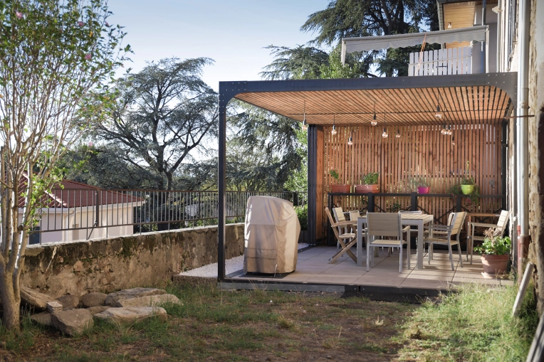 Jardin, Maison individuelle, Extension, Construction neuve, Contemporain, Moderne