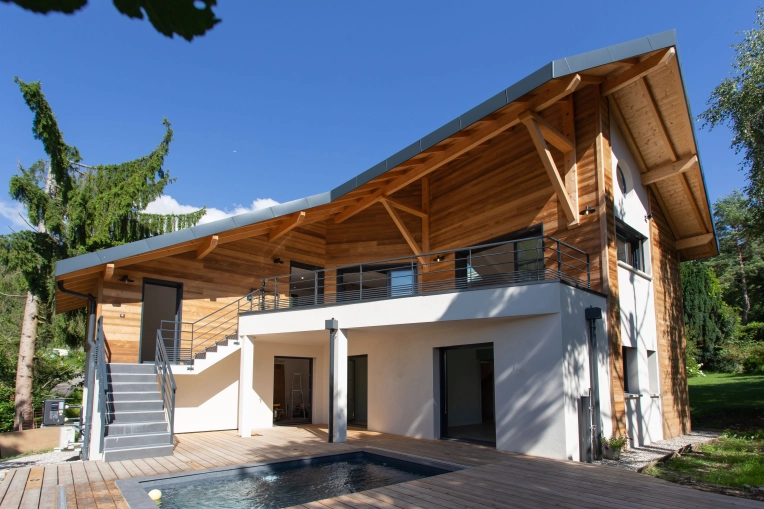 Maison individuelle, Construction neuve, Contemporain